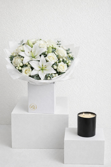 Rose and lily bouquet