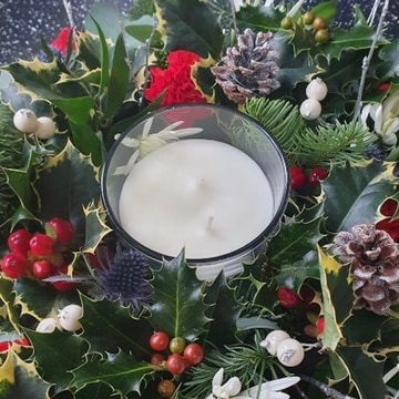 Candle ring arrangement