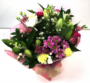 Boxed hand tied