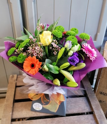 Vibrant handtied