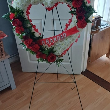 Heart on a stand