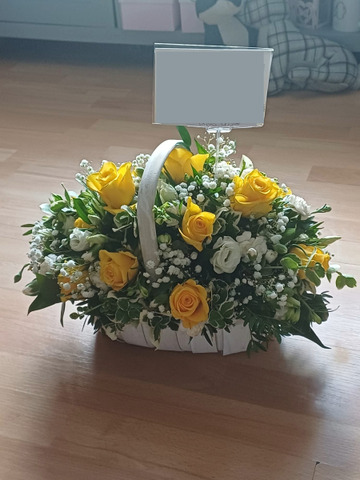 Yellow mellow basket