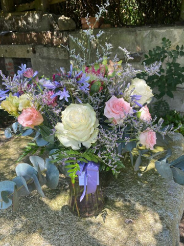 Wisteria glow vase