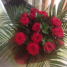 Luxury red rose bouquet