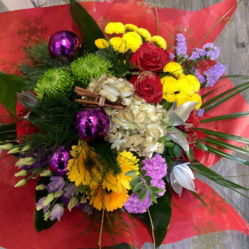 Festive rainbow