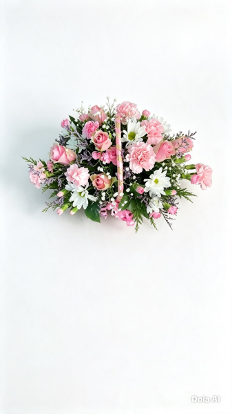 Sweet petals basket