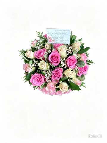 Rose posy pad