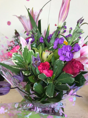 Jewel garden bouquet