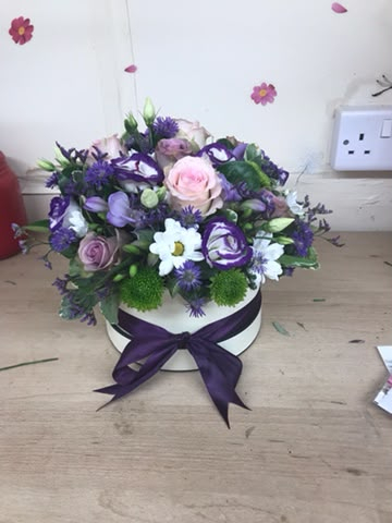Lavender charm hat box