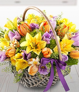 Spring time basket