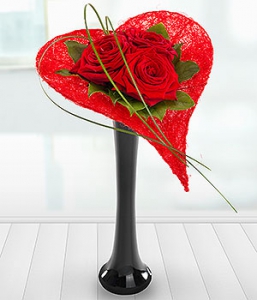 Hearts and flowers