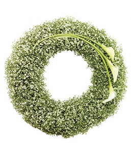 Calla lily wreath