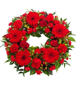 Red wreath
