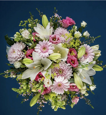Delicate pastel shades