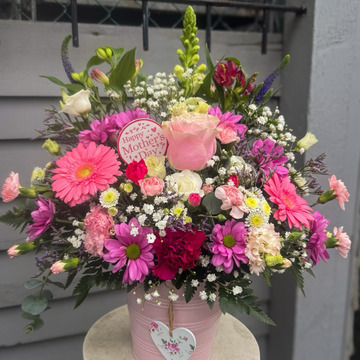 Mothers day pot arrangement