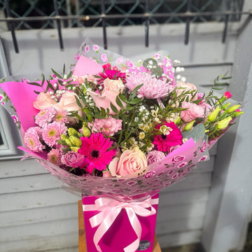 Cerise box arrangement