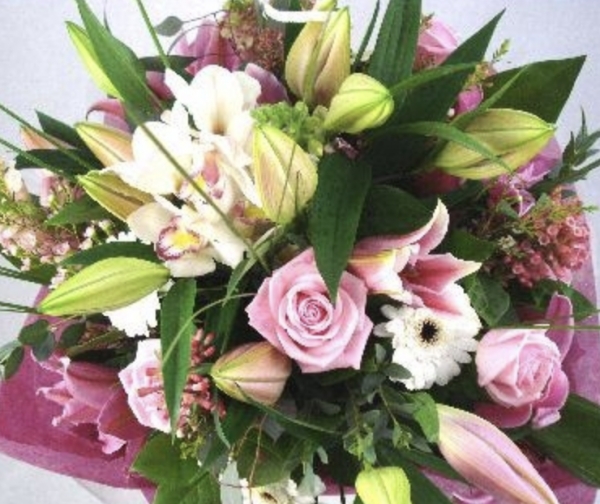 A luxury hand tied bouque