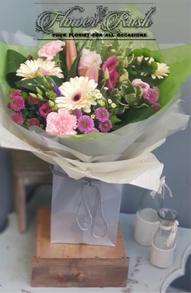 Flower rush hand tied