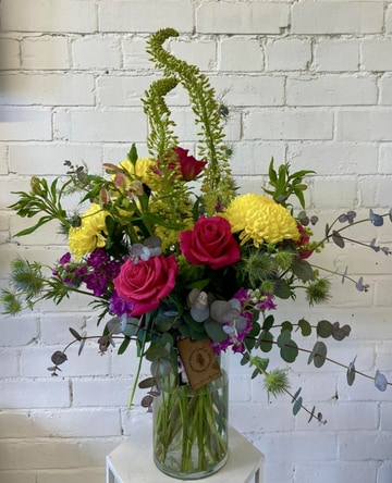 Vibrant signature vase
