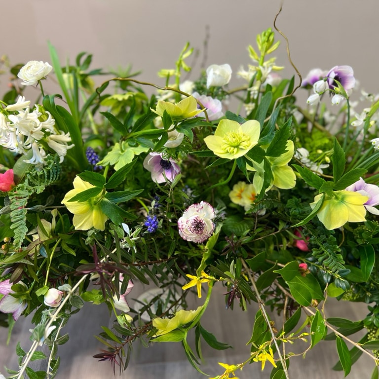 Naturally wild casket topper tribute