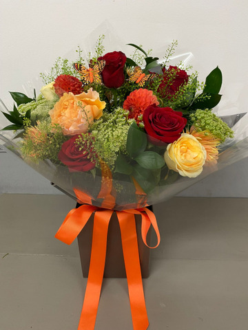 Sunset glow bouquet