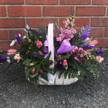 Country garden trug basket