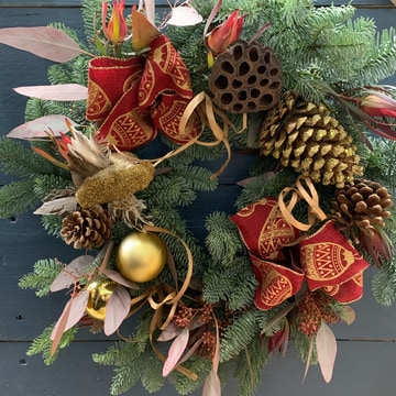 Tradional christmas wreath