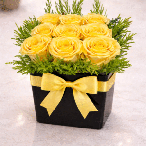 Yellow ecuadorian rose c