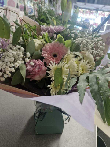 Soft serenity bouquet