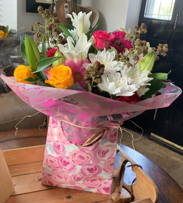 Pink meadow bouquet
