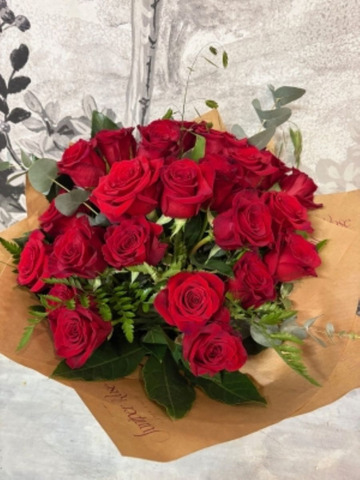 24 red roses
