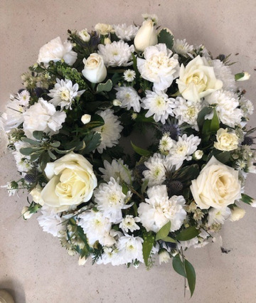 White wreath