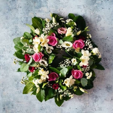 Sympathy-wreath