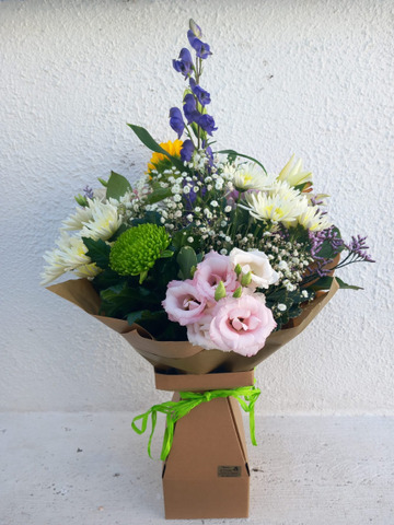 Pastel garden bouquet