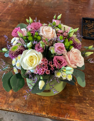 Rose garden hat box