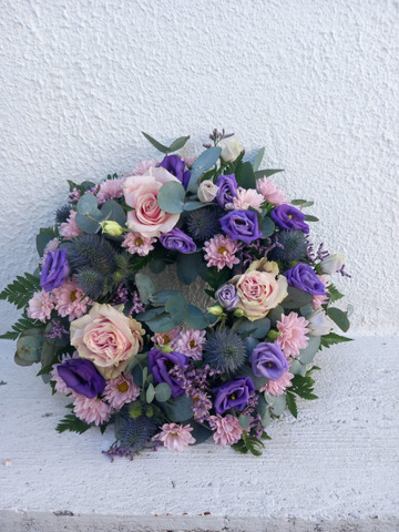 Lavender grace wreath