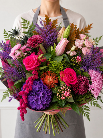 Jewel garden bouquet