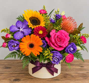 Autumn days hat box