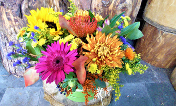 Joyful blooms hat box