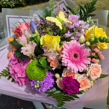 Butterfly garden bouquet