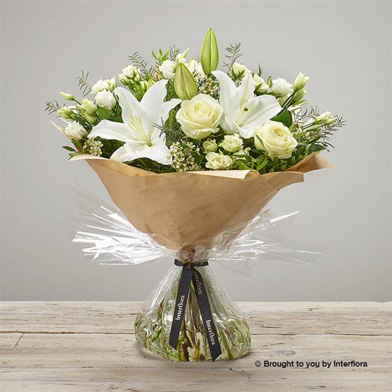 White radiance hand-tied