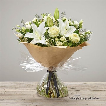 White radiance hand-tied