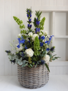 Sympathy-flower-basket