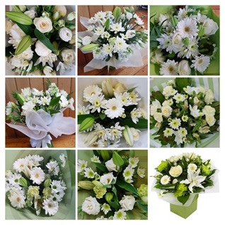 White-and-green-bouquet
