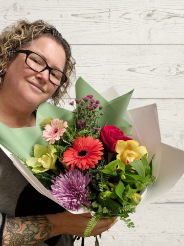 Rainbow-posy
