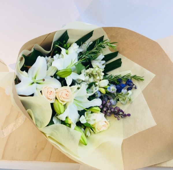 Roll-wrap-bouquet