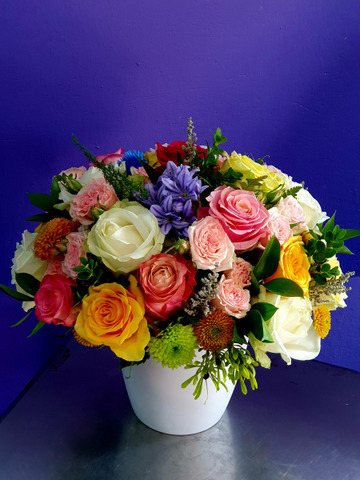 Petite colourful posy
