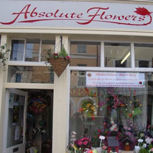 Image of Absolute Flowers Of Youghal shop front