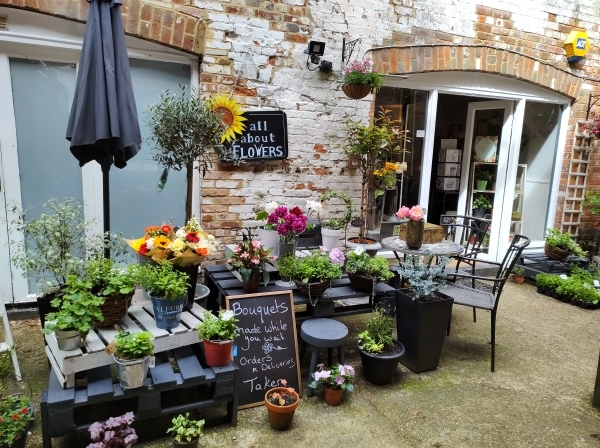 Image of All About Flowers shop front