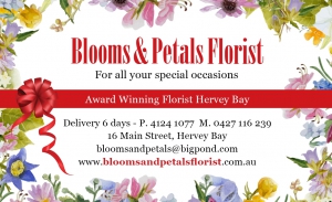 Blooms & Petals Florist, florist in Hervey Bay